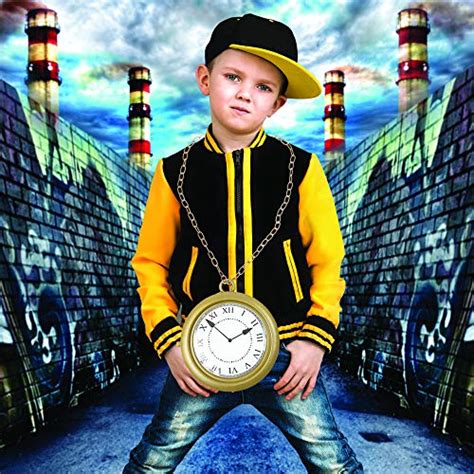 big clock necklace rapper